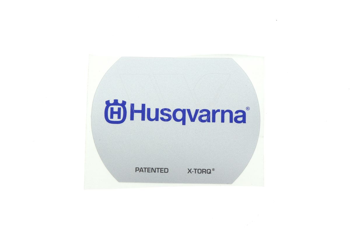 Husqvarna 545 555 rxt starter cap sticker