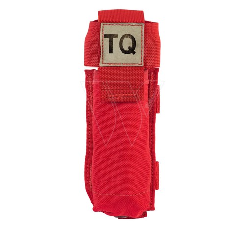 C-a-t tourniquet holder on belt red