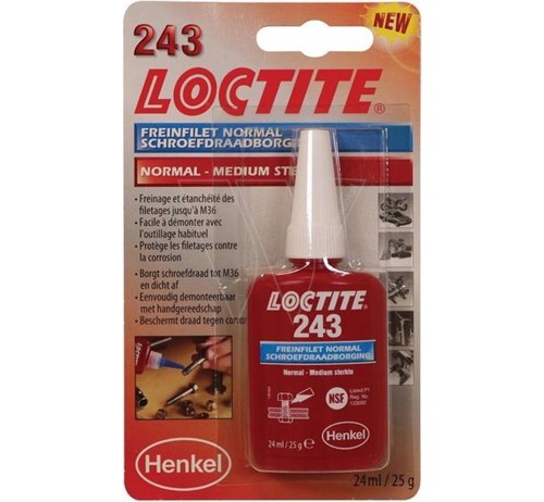 Loctite® 243 schroefdraadborgmiddel 24ml