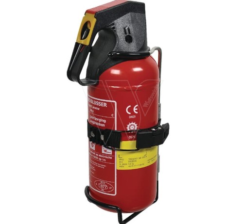 Saval powder extinguisher a&b 2kg with holder