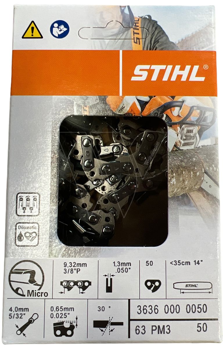 Chaine STIHL RAPID MICRO - 3/8 - 1.6 - 76 Maillons - Chaines STIHL