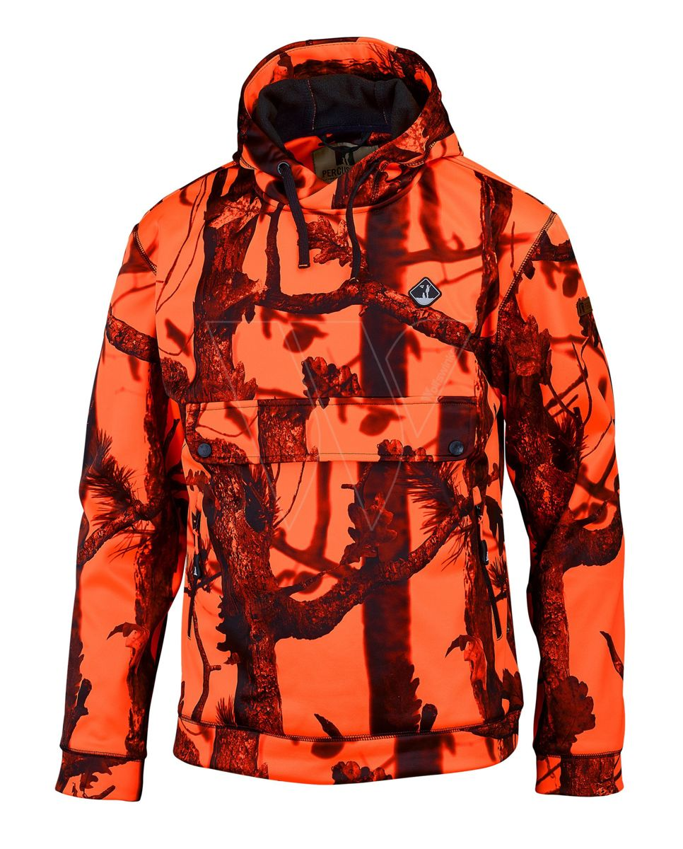 Percussion camouflage hoody - orange 3xl