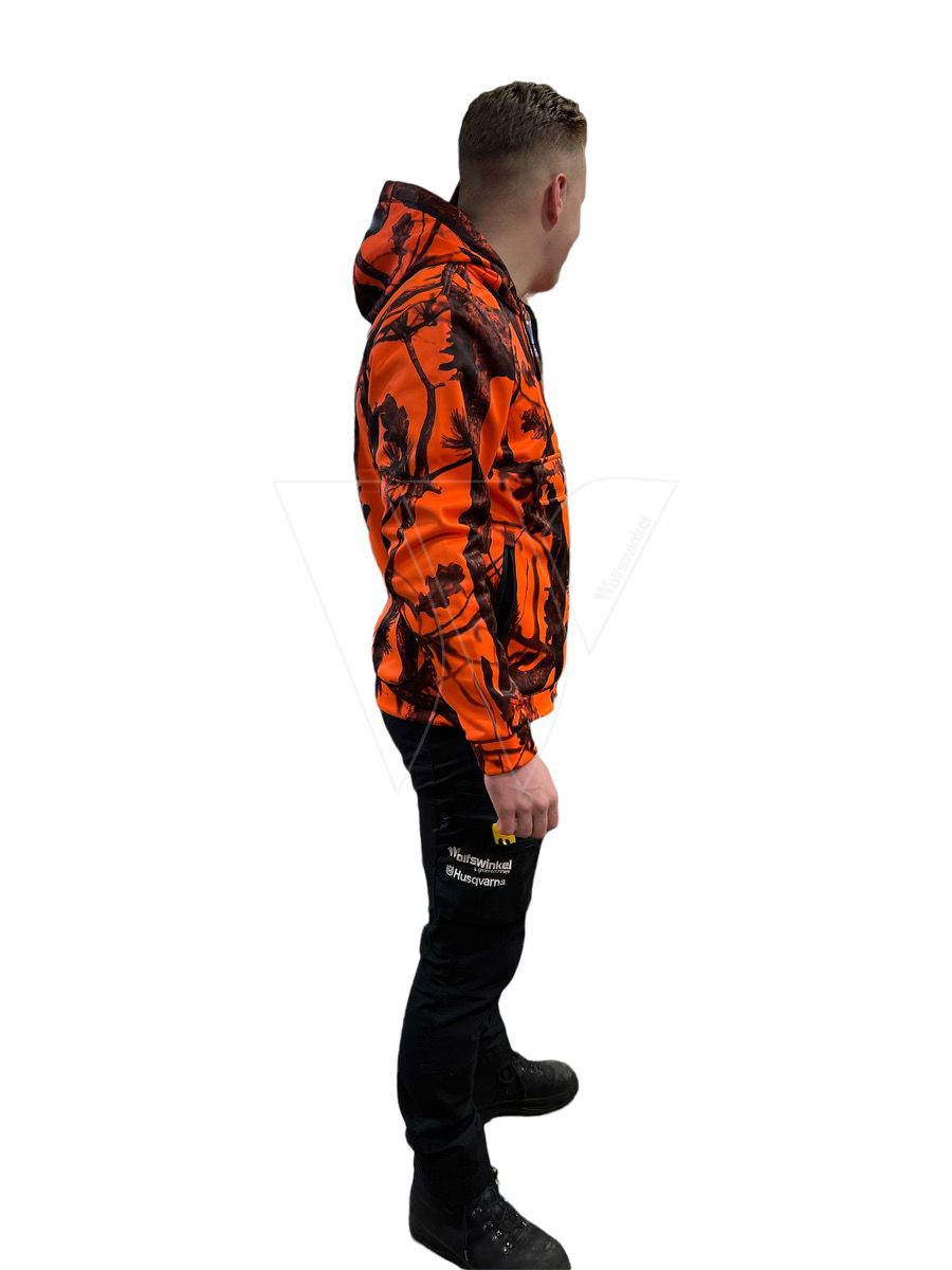 Percussion camouflage hoody - orange 3xl