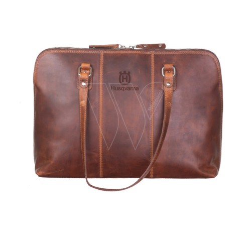 Husqvarna leather handbag model laptop