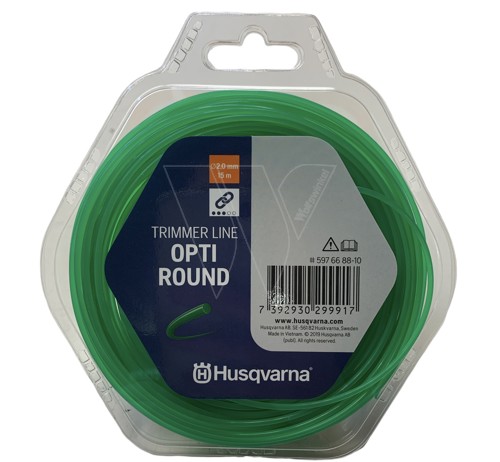 Husqvarna opti round ø2.0mm 15m green