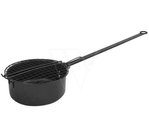 Popcorn pan met steel ø18cm - 70cm