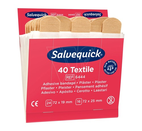 Salvequick 6 nachfüllbares textilpflaster