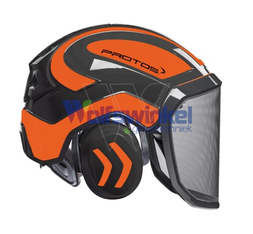 Protos helmet visor & earplug zw-or reflex