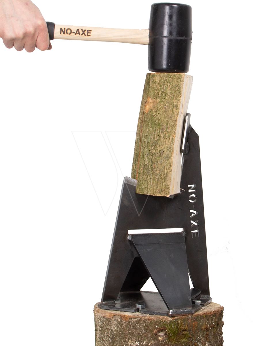No-axe houtklover actie + hamer + syttis
