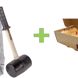 No-axe galvanized + hammer + syttis