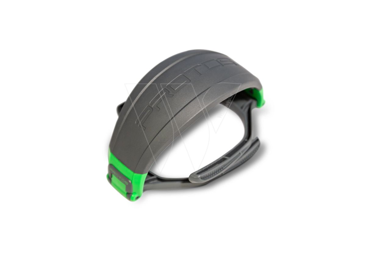 Protos headset zonder gehoorbes. groen