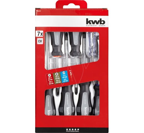 Kwb 7 piece screwdriver set