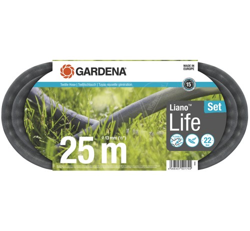 Gardena textile hose liano™ life 25m, se