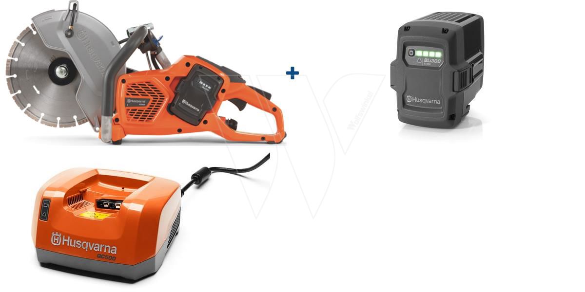 Husqvarna K 535i Cut Off Saw Battery and Blade Included