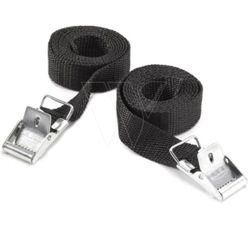 Arno straps straps black 17mm x 1 m 2pcs.