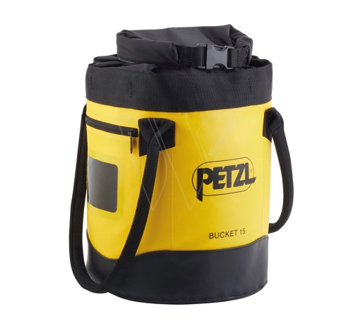 Petzl bucket material bag 15 liters yellow