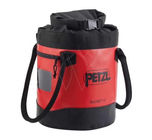 Petzl bucket materiaaltas 15 liter rood