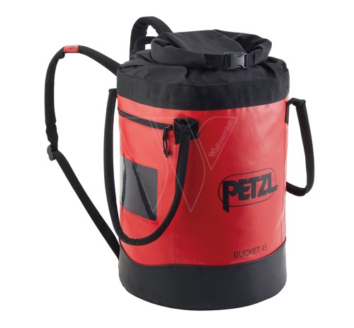 Petzl bucket materiaaltas 45 liter rood