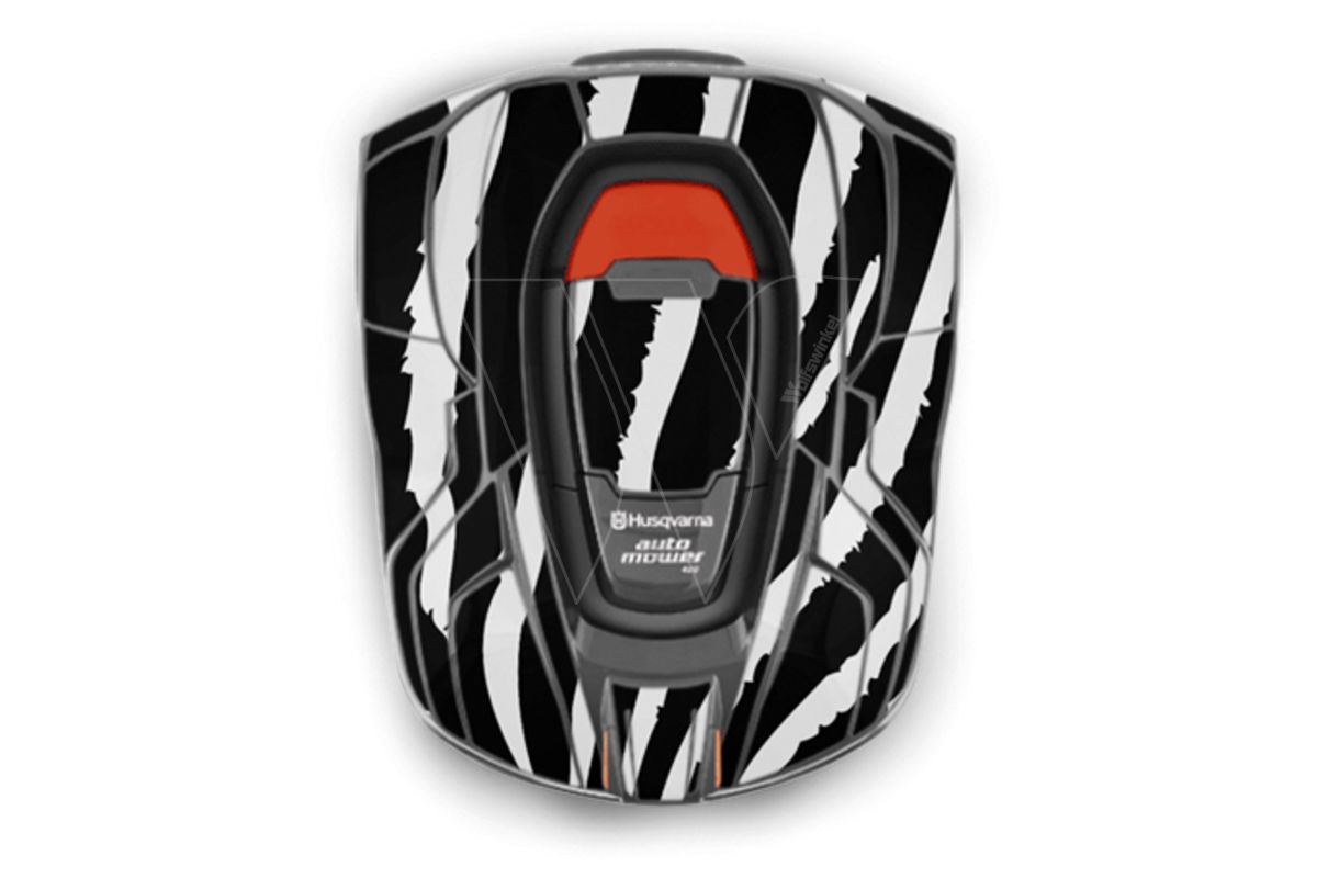 Automower-aufkleber zebra 320/420/440