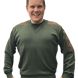 Commando pullover v-ausschnitt grün - 3xl